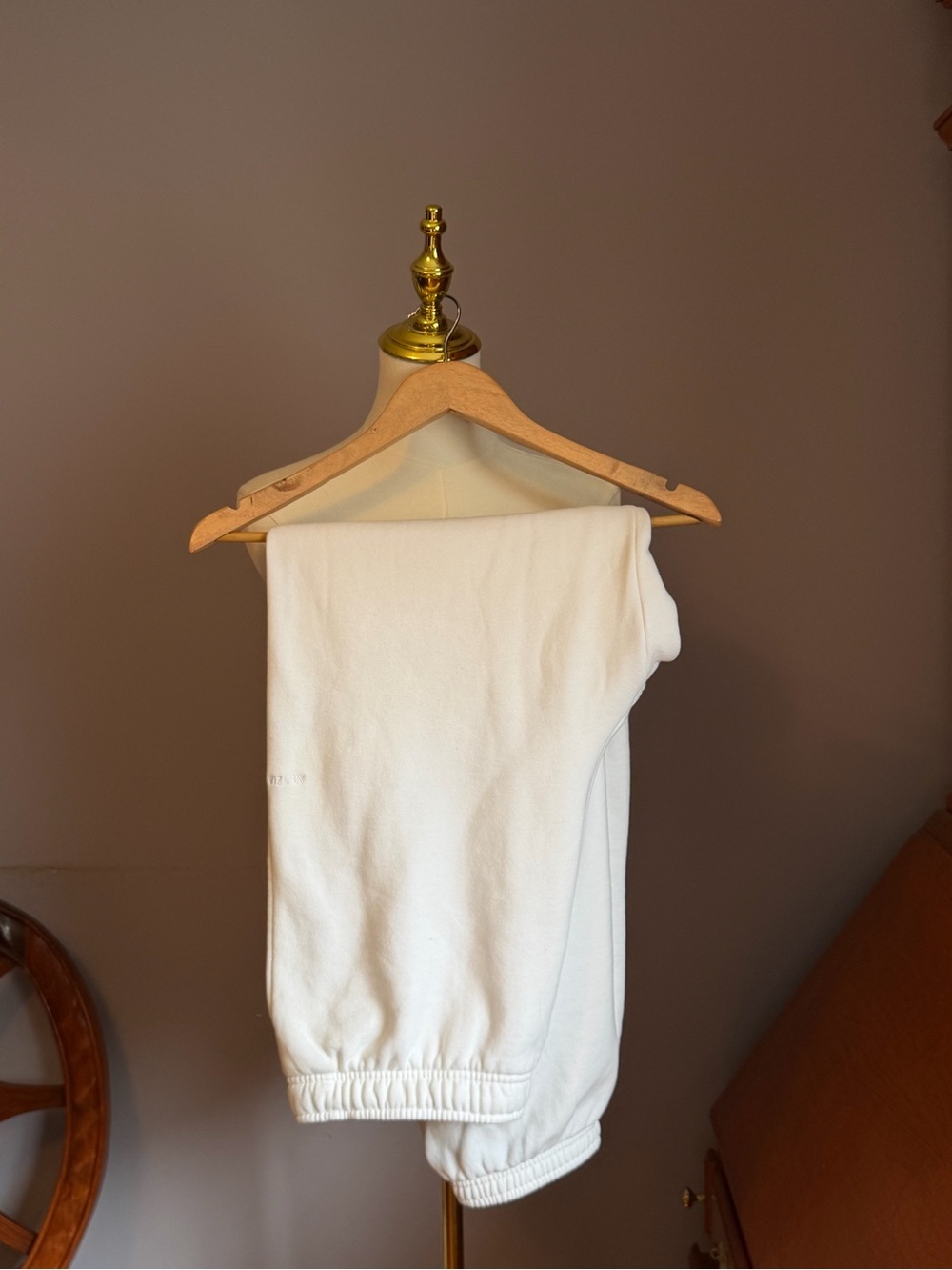 Aritzia White Mega Sweatpants